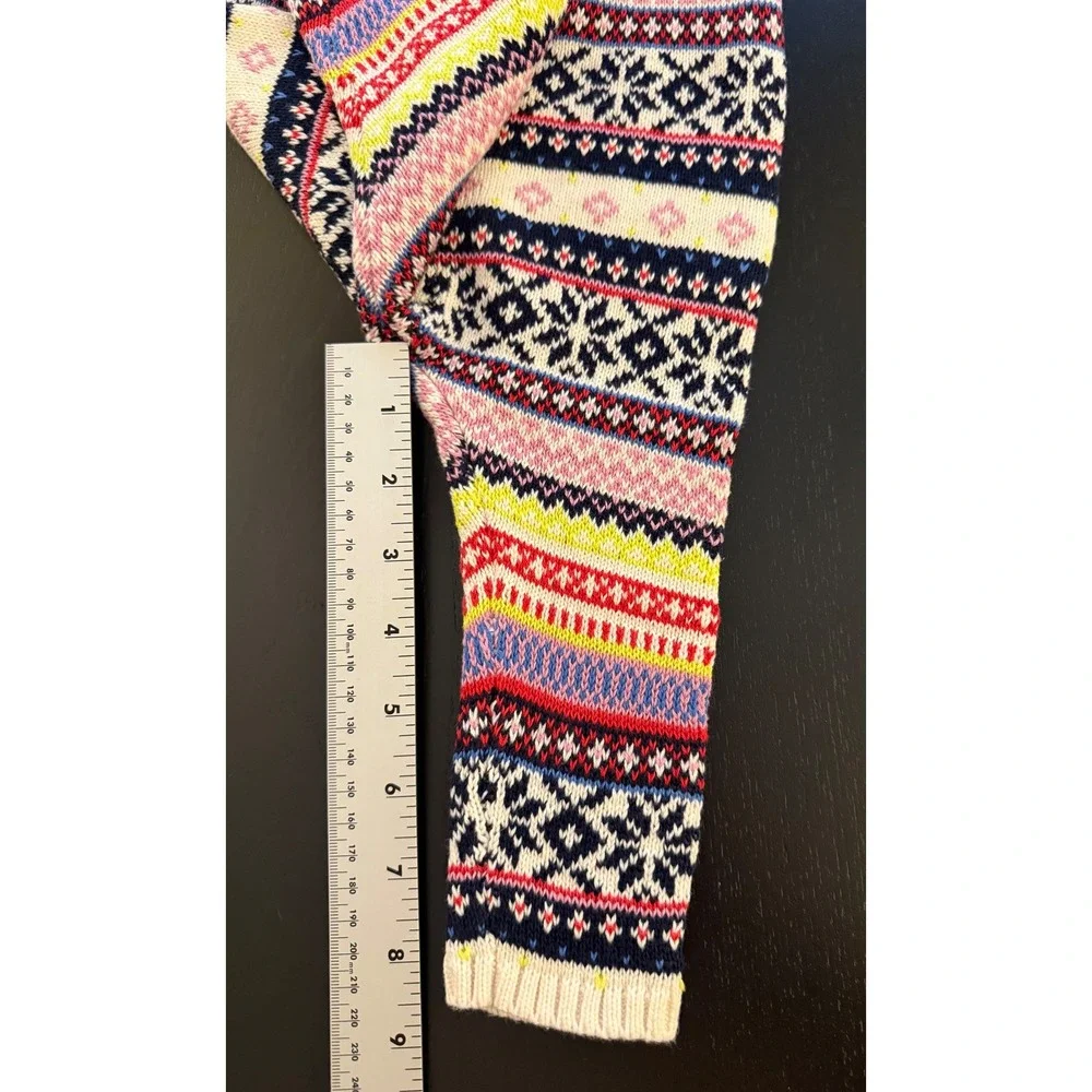 Old Navy Baby Cozy Fair Isle Sweater Leggings 6-12 Month Winter Cotton Knit Pant